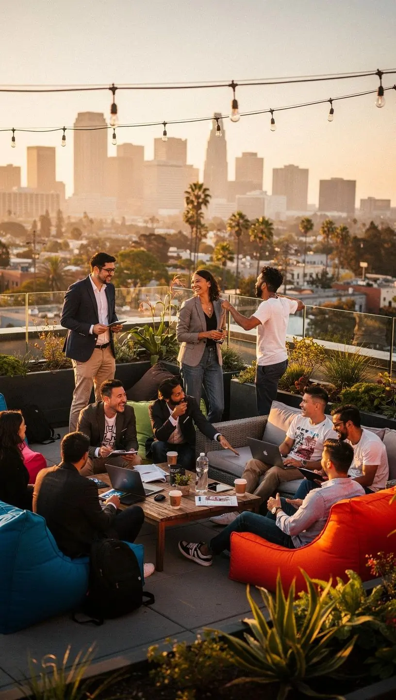 Professional business solutions illustration